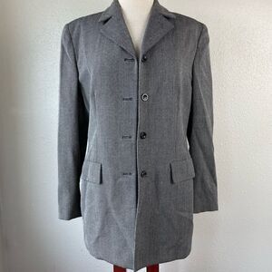 Rena Rowan Wool Blazer Jacket Size 10 EUC